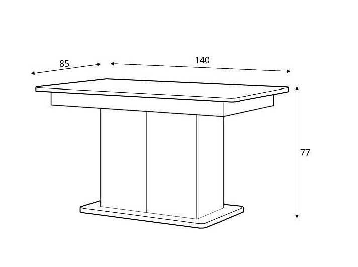 Jídelní stůl rozkládací STARS 03