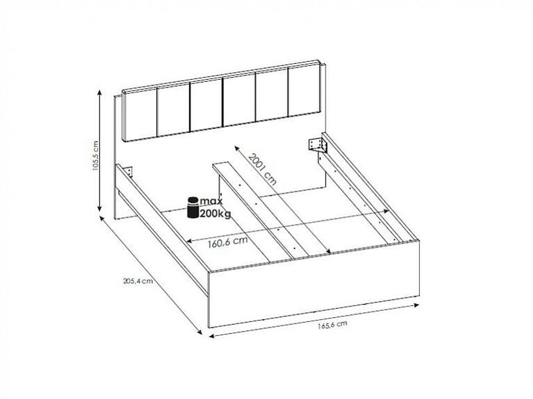 Postel dvoulůžková CANTUS