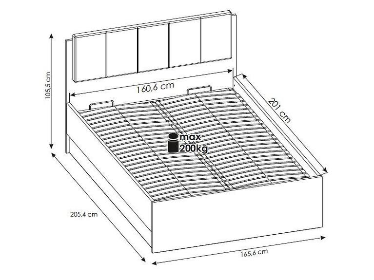 Postel dvoulůžková CANTUS