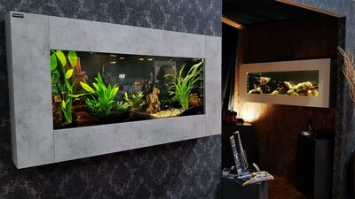 Nástěnné akvárium SNABYTEK 120 cm