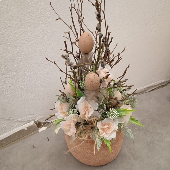 Jarní deko květináč KLI552232