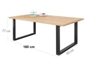 Jídelní stůl 160x90 MALTA