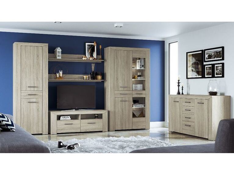 Vitrína úzká vysoká MUNDO