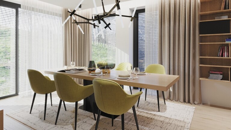 Pohovka - pohled shora