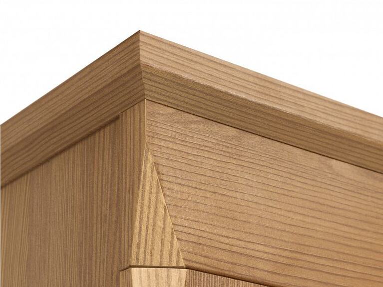 Vitrína BERGEN REG2W2D modřín sibiu zlatý