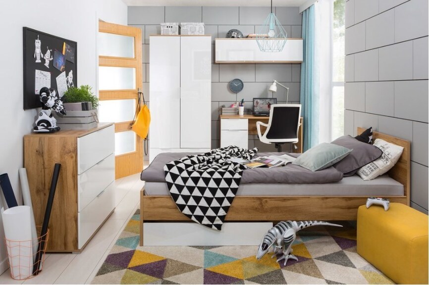 Postel ZELE LOZ/160 dub wotan