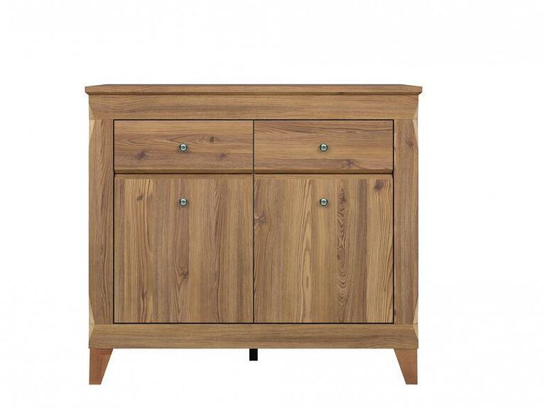 Komoda BERGEN KOM2D2S modřín sibiu zlatý