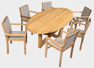 FLORES + ROMA NEW SET - sestava z teaku