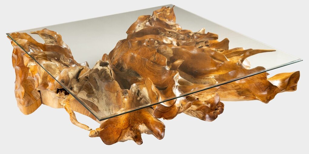 BRANCH 120x120x45cm stolek z teaku