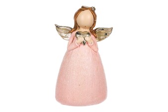 Anděl držící srdce, polyresin ZD1131