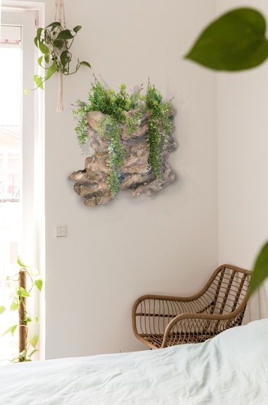 Skála s umělou vegetací L