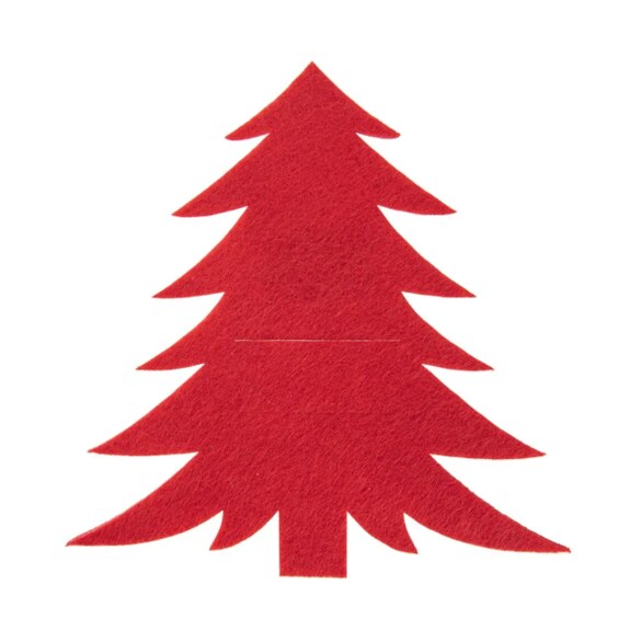 Kapsa na příbory polyester STROMEK 2 ks červená