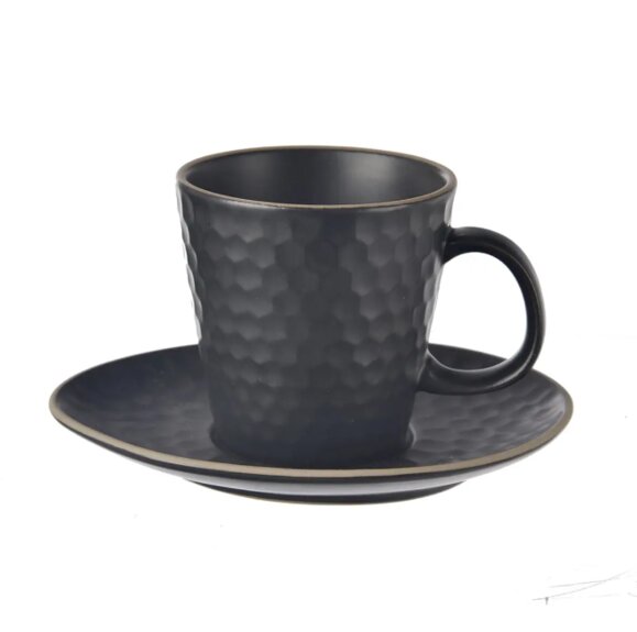 Hrnek kamenina+podšálek cappuccino TEA TIME 0,25 l