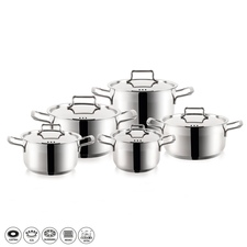 Sada nádobí nerez ANETT 10 dílů
