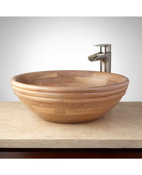 Umyvadlo TENNO - umyvadlo z teaku