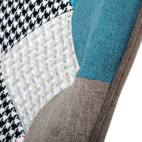 Křeslo houpací AK-374 PW2 potah patchwork látka