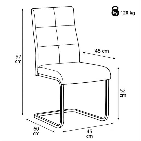 Židle jídelní DCL-D1275