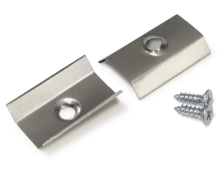 Montážní úchyt U6 kulatý otvor, nerez ocel, pár