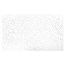 Ubrus - stříbrný vánoční vzor, 100% polyester, 130 x 220 cm.