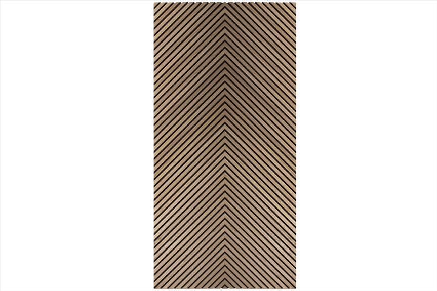Dekorační obkladový SLAT panel akustic Dub Olej Diagonal long