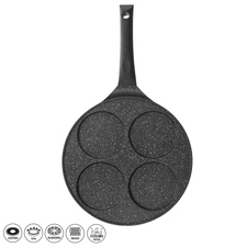 Pánev GRANDE volská oka/lívance pr. 27 cm 4 sekce