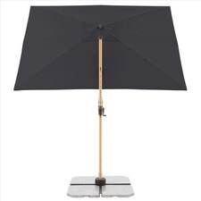 ALU WOOD 220 x 300 cm - výkyvný zahradní slunečník s boční tyčí s ULTRA UV ochranou