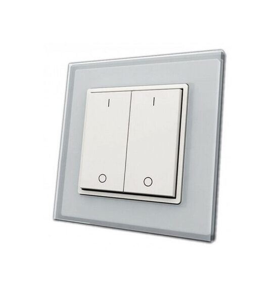 Ovladač spínač plochý dvouzónový inteligentní na stěnu