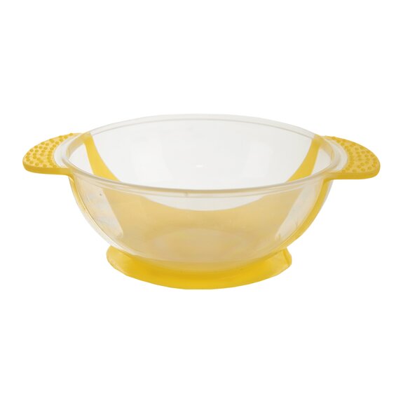 Miska UH dětská kulatá pr. 12,5 cm žlutá II.jakost