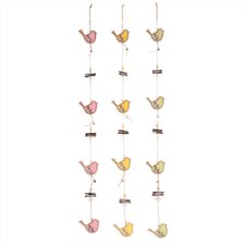 Girlanda ptáčků, mix 3 barev.