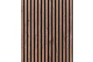 Dekorační obkladový SLAT panel akustic 27-14 Ořech