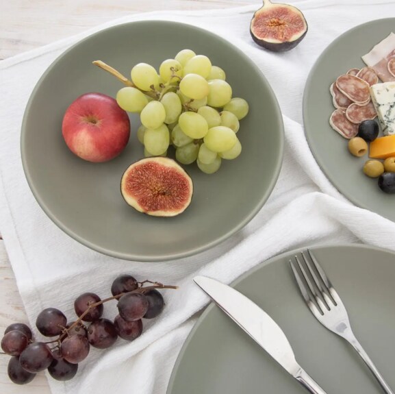 Talíř ker. hluboký pr. 20,5 cm zelená