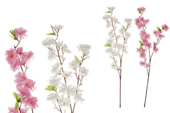 KN5107 Třešňové květy, mix barev bílá a růžová. Květina umělá