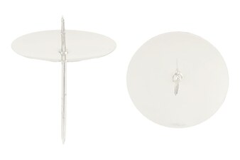 CP6195-1-S4-BILA Kovový bodec - zápich sada 4ks (cena za 4 balení)