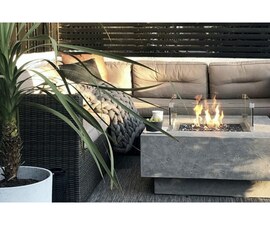 Stůl s plynovým ohništěm MANHATTAN