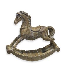 Koník polyresin V21,5cm hnědá