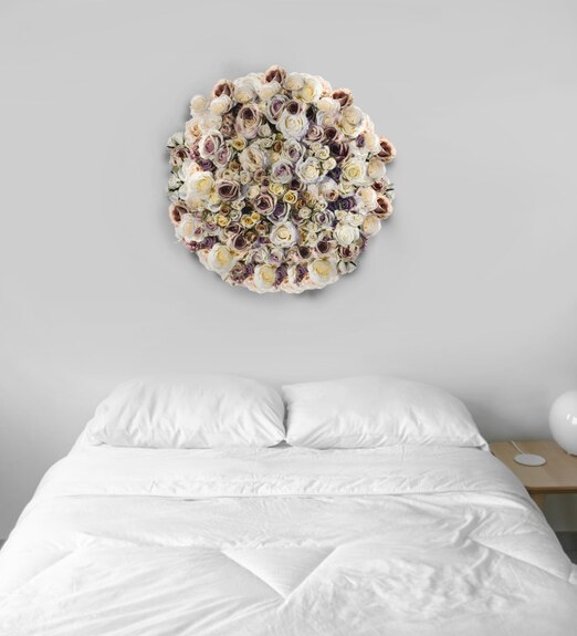 Kulatý obraz z růži - Confidence