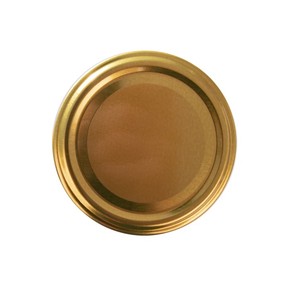 Víčko kov Gold 66 10 ks