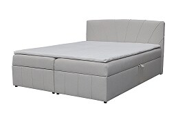 KRÉTA čalouněná postel 180, krémová