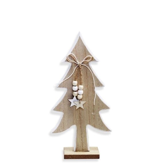 Stromek dřevo 20cm natur