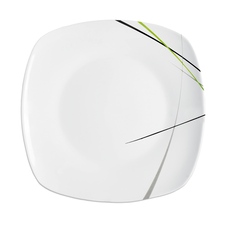 Talíř porc. mělký Green 24x24 cm