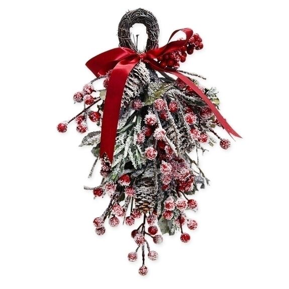 Kapka věnec 38cm vánoční