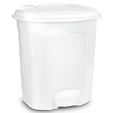Koš odp. UH s pedálem 50 l bílá
