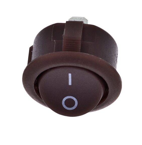 Vypínač do desky R13 kolébkový, hnědý