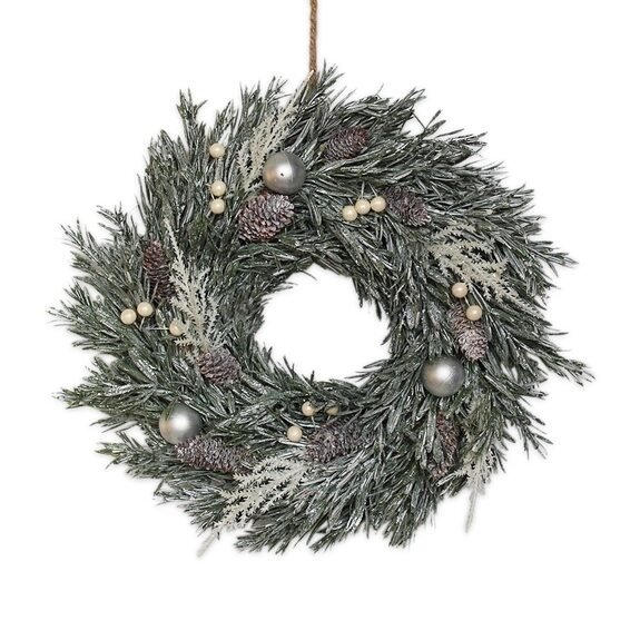 Věnec vánoční pvc 32cm