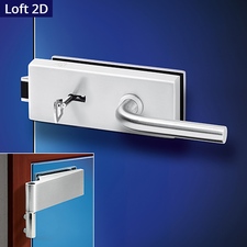 Lida Loft HR kování na skleněné dveře