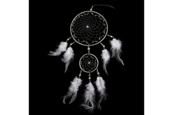 Lapač snů z peří AK6120-WH