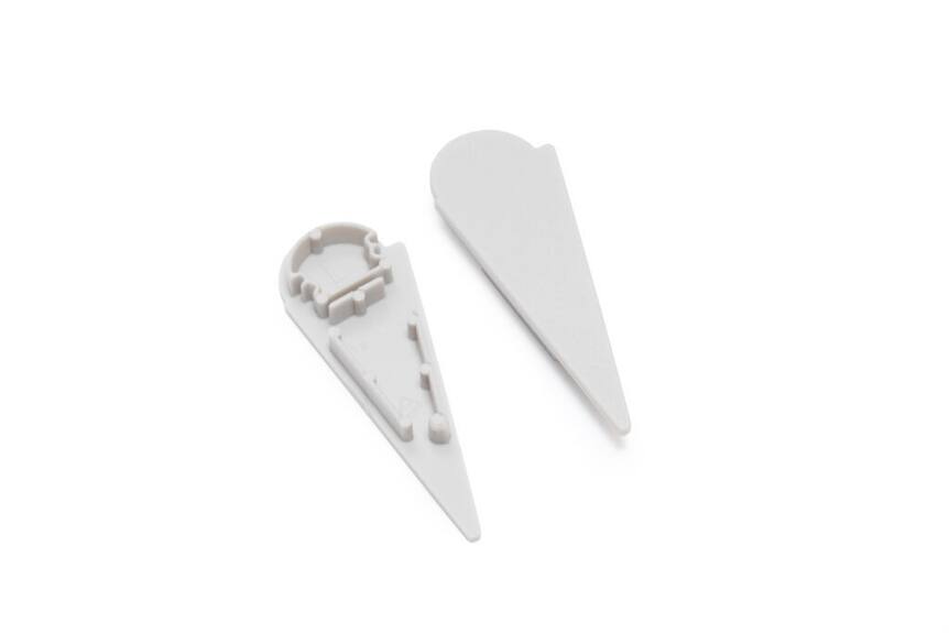 Koncovka WIRELI WALLE12 D šedá, pár