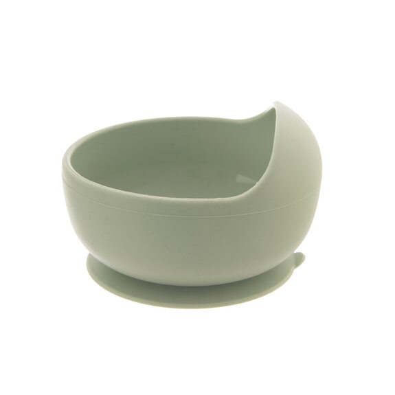 Miska silikon s přísavkou pr. 12 cm zelená