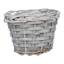 Obal dekorační proutěný s igelitem OC3765