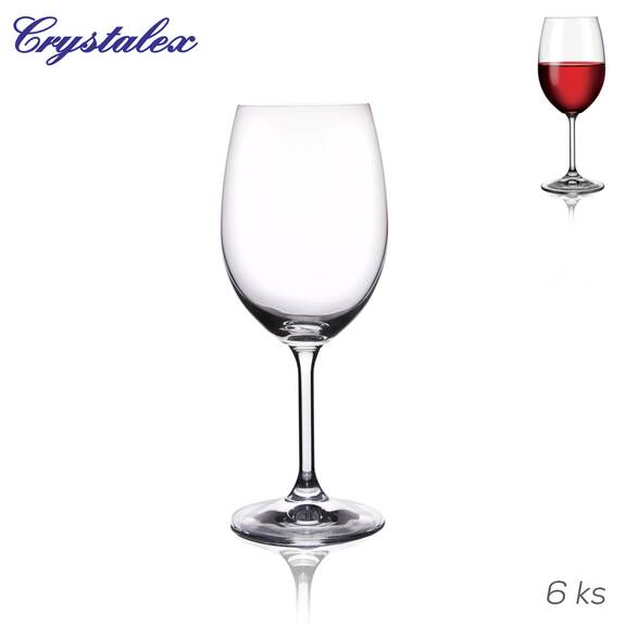 Sklenice Lara 0,35 l víno 6 ks